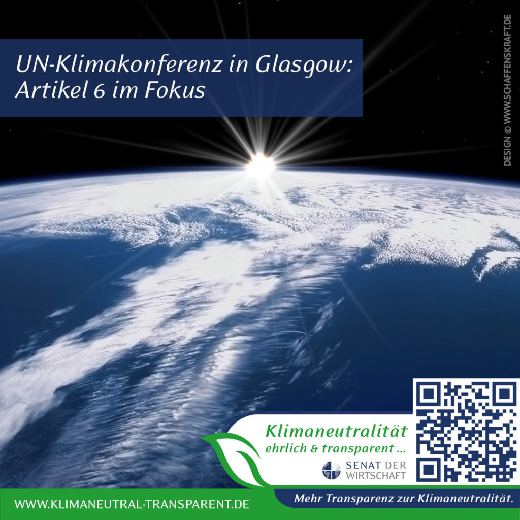 UN-Klimakonferenz in Glasgow: Artikel 6 im Fokus